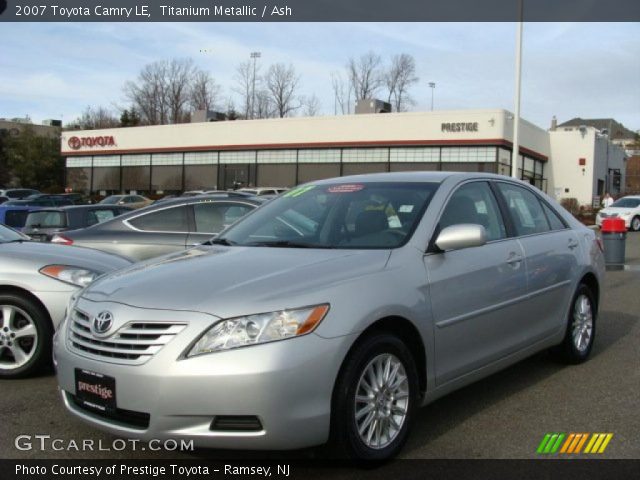 2007 Toyota Camry LE in Titanium Metallic