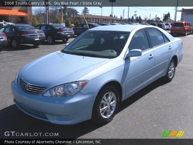 2006 Toyota Camry LE V6 in Sky Blue Pearl