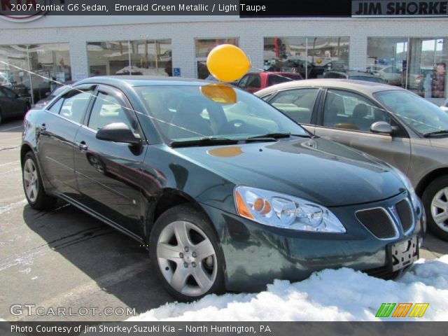 2007 Pontiac G6 Sedan in Emerald Green Metallic