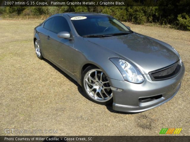 2007 Infiniti G 35 Coupe in Platinum Graphite Metallic