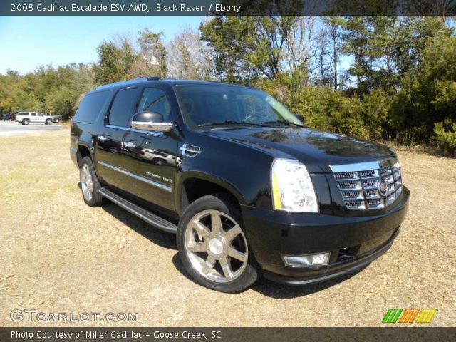 2008 Cadillac Escalade ESV AWD in Black Raven