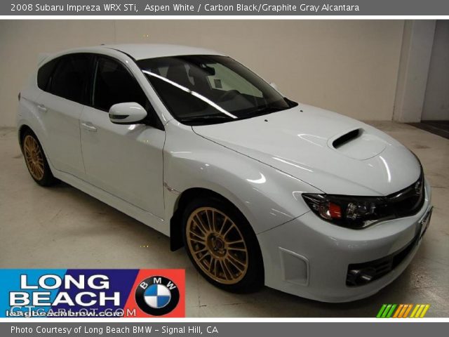 2008 Subaru Impreza WRX STi in Aspen White