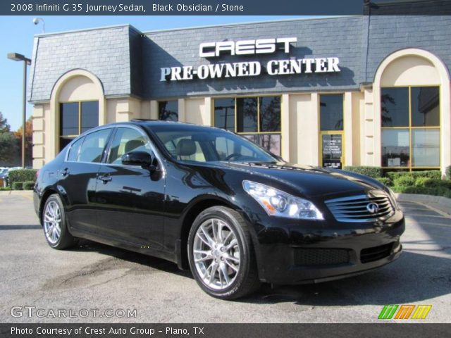 2008 Infiniti G 35 Journey Sedan in Black Obsidian