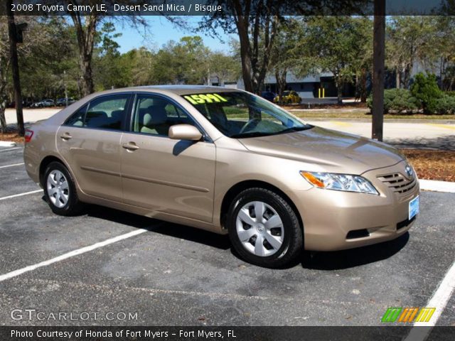 2008 Toyota Camry LE in Desert Sand Mica