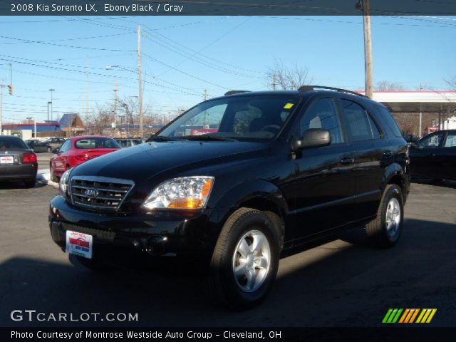 2008 Kia Sorento LX in Ebony Black