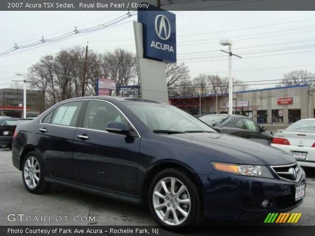 2007 Acura TSX Sedan in Royal Blue Pearl