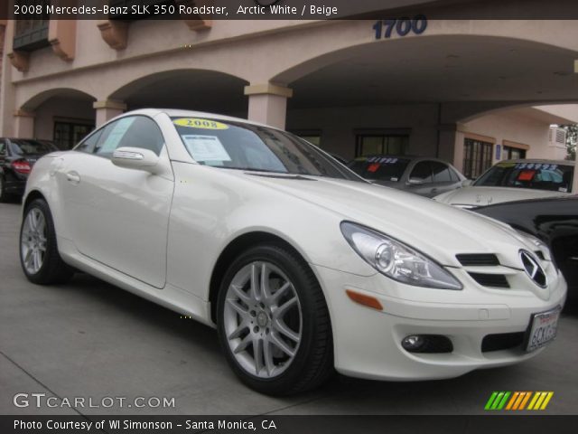 2008 Mercedes-Benz SLK 350 Roadster in Arctic White