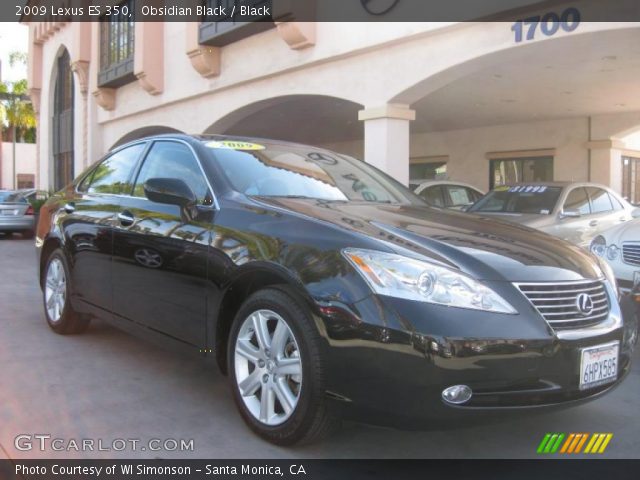 2009 Lexus ES 350 in Obsidian Black