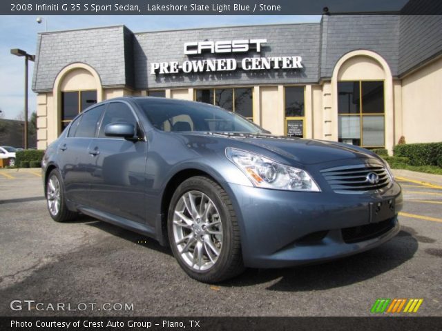 2008 Infiniti G 35 S Sport Sedan in Lakeshore Slate Light Blue