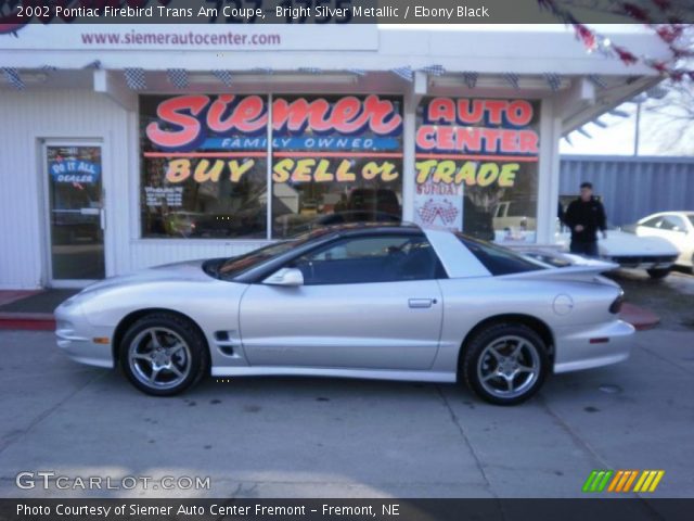 2002 Pontiac Firebird Trans Am Coupe in Bright Silver Metallic
