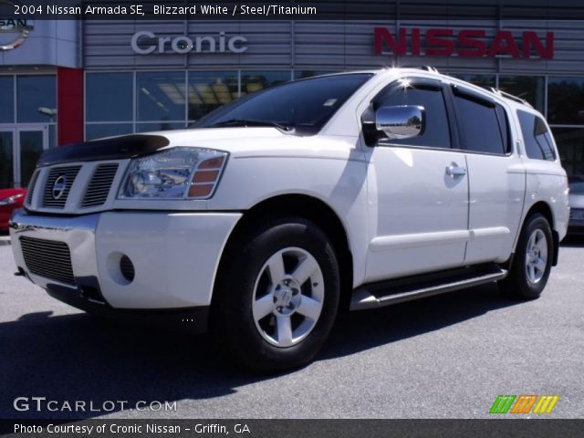 2004 Nissan Armada SE in Blizzard White
