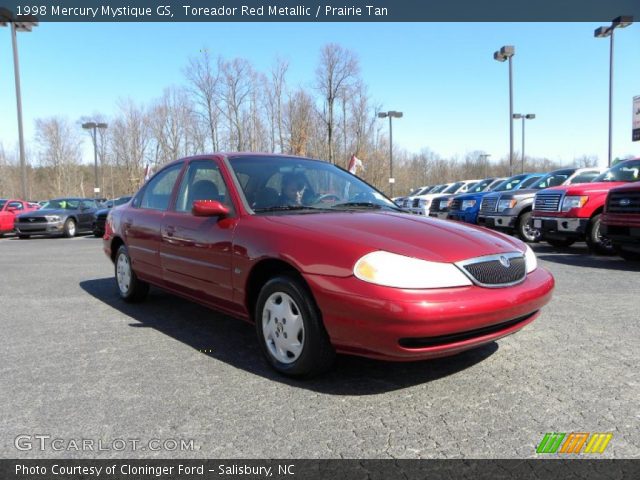 1998 Mercury Mystique GS in Toreador Red Metallic