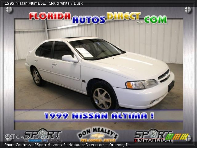 1999 Nissan Altima SE in Cloud White