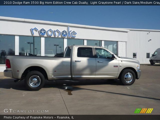 2010 Dodge Ram 3500 Big Horn Edition Crew Cab Dually in Light Graystone Pearl