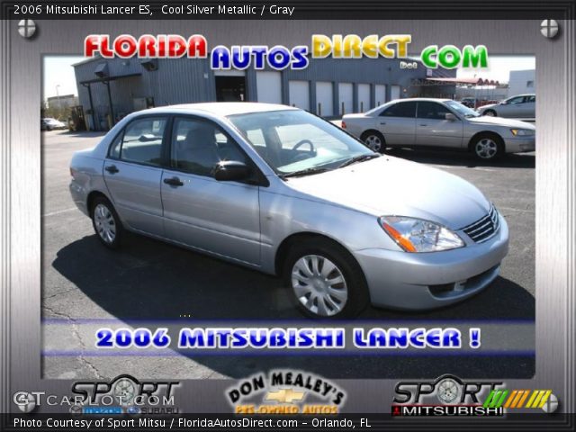 2006 Mitsubishi Lancer ES in Cool Silver Metallic