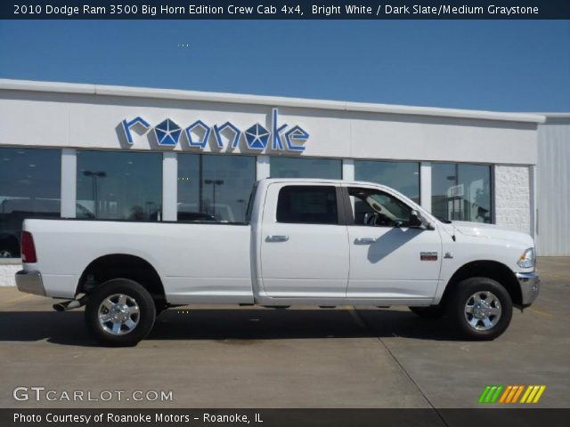 2010 Dodge Ram 3500 Big Horn Edition Crew Cab 4x4 in Bright White