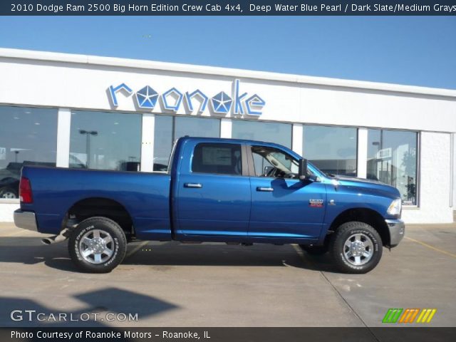 2010 Dodge Ram 2500 Big Horn Edition Crew Cab 4x4 in Deep Water Blue Pearl