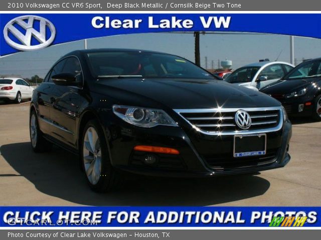 2010 Volkswagen CC VR6 Sport in Deep Black Metallic