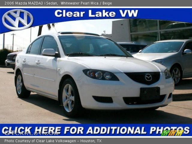 2006 Mazda MAZDA3 i Sedan in Whitewater Pearl Mica