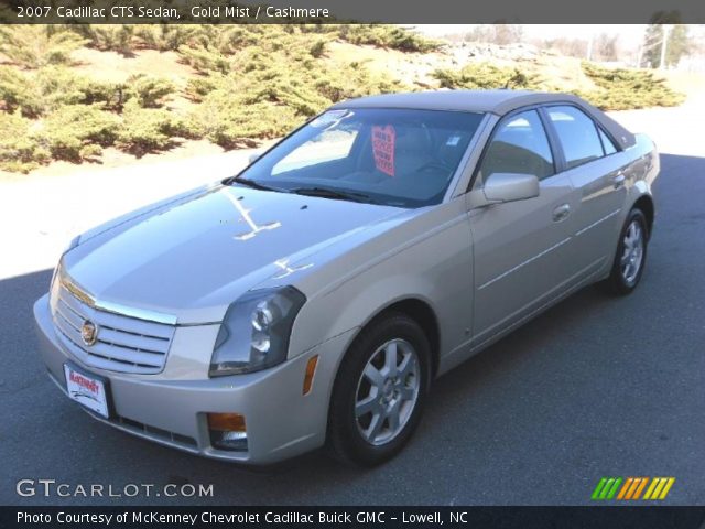 2007 Cadillac CTS Sedan in Gold Mist