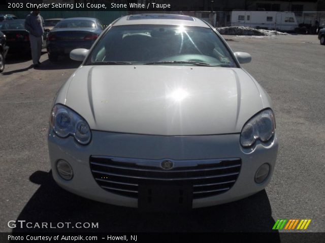 2003 Chrysler Sebring LXi Coupe in Stone White