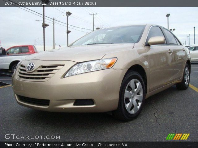 2007 Toyota Camry LE in Desert Sand Mica