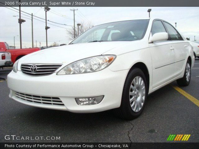 2006 Toyota Camry LE in Super White