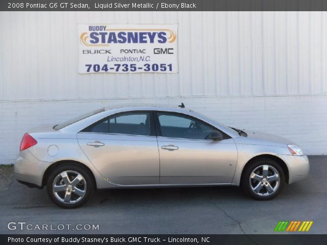 2008 Pontiac G6 GT Sedan in Liquid Silver Metallic