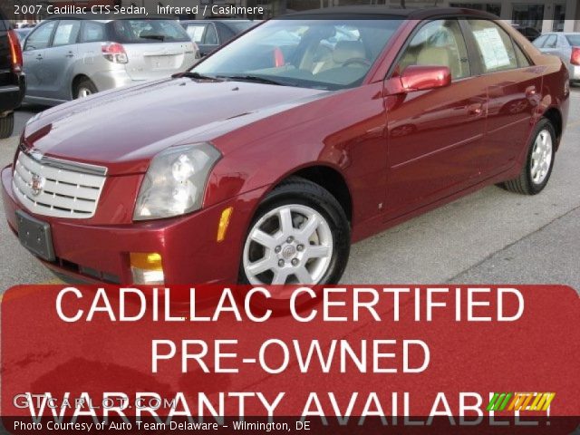 2007 Cadillac CTS Sedan in Infrared