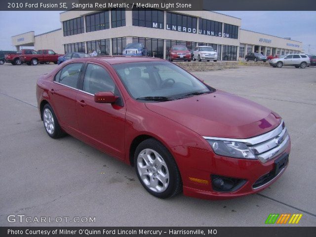 2010 Ford Fusion SE in Sangria Red Metallic