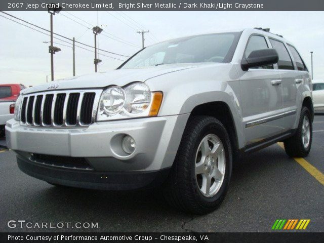 2007 Jeep Grand Cherokee Limited in Bright Silver Metallic