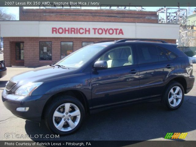 2007 Lexus RX 350 AWD in Neptune Blue Mica