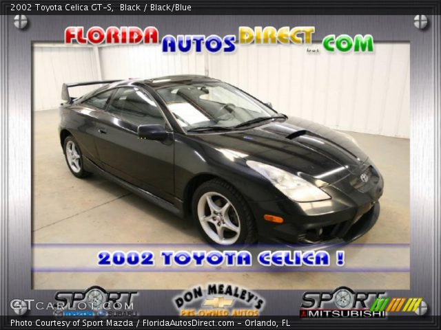 2002 Toyota Celica GT-S in Black