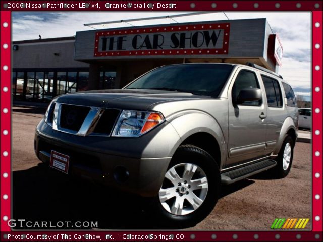2006 Nissan Pathfinder LE 4x4 in Granite Metallic