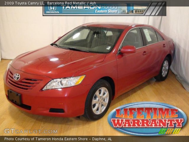 2009 Toyota Camry LE in Barcelona Red Metallic