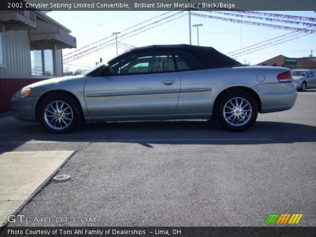 2002 Chrysler Sebring Limited Convertible in Brilliant Silver Metallic
