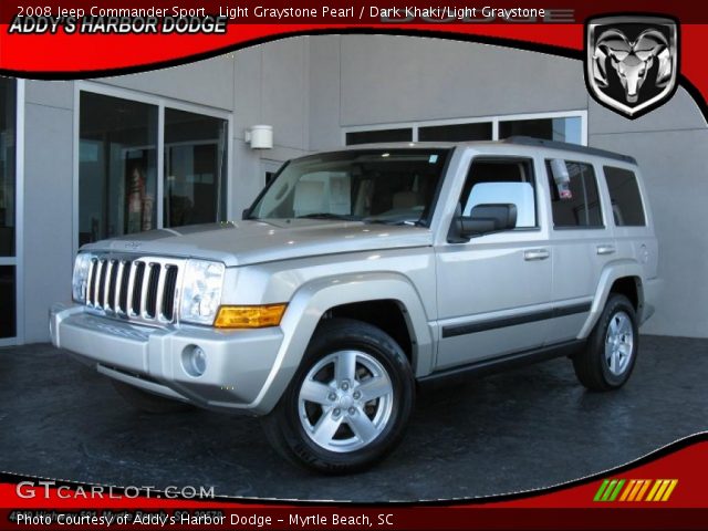 2008 Jeep Commander Sport in Light Graystone Pearl