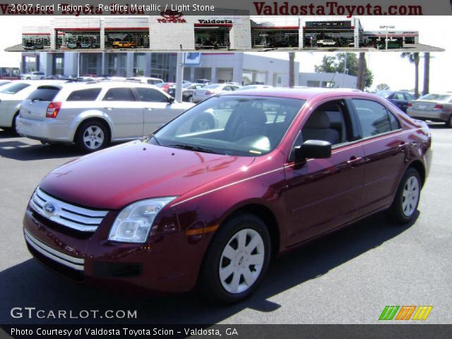 2007 Ford Fusion S in Redfire Metallic