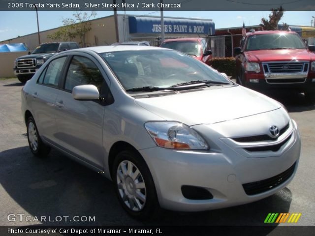 2008 Toyota Yaris Sedan in Silver Streak Mica