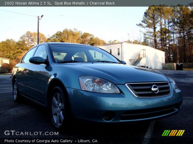 2002 Nissan Altima 2.5 SL in Opal Blue Metallic