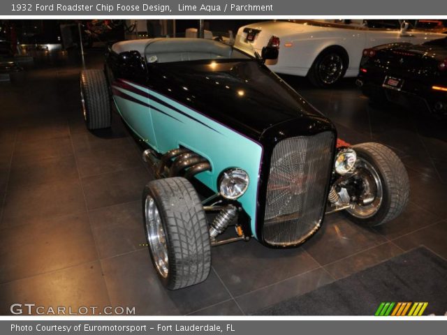 1932 Ford Roadster Chip Foose Design in Lime Aqua