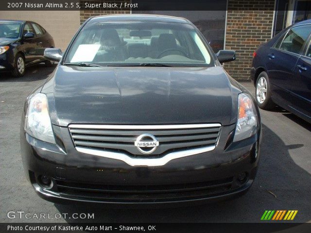 2007 Nissan Altima 2.5 S in Super Black