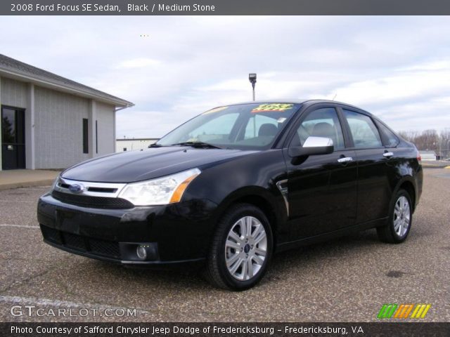 2008 Ford Focus SE Sedan in Black