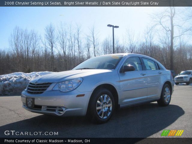 2008 Chrysler Sebring LX Sedan in Bright Silver Metallic