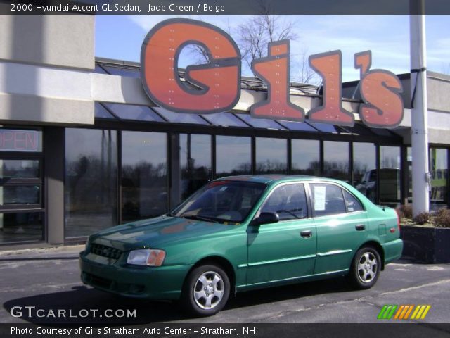 2000 Hyundai Accent GL Sedan in Jade Green