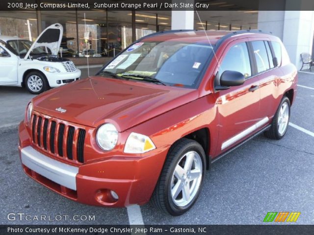 2008 Jeep Compass Limited in Sunburst Orange Pearl