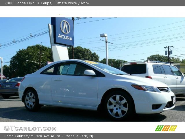 2008 Honda Civic LX Coupe in Taffeta White