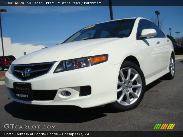 2008 Acura TSX Sedan in Premium White Pearl