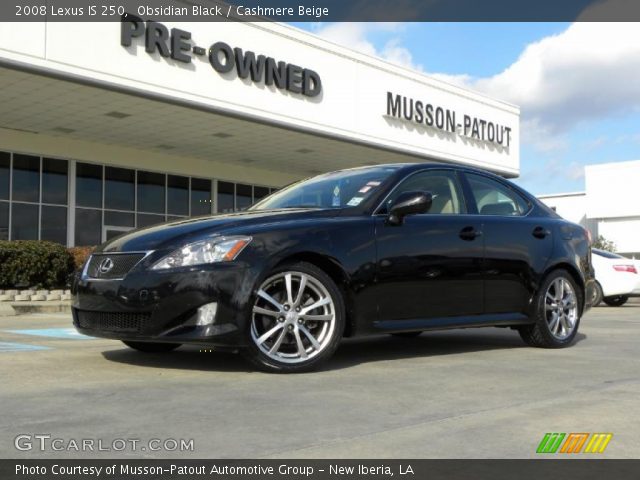2008 Lexus IS 250 in Obsidian Black