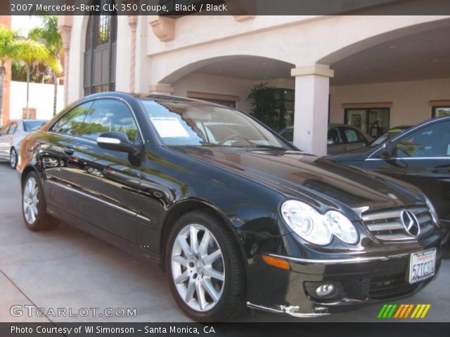 2007 Mercedes-Benz CLK 350 Coupe in Black